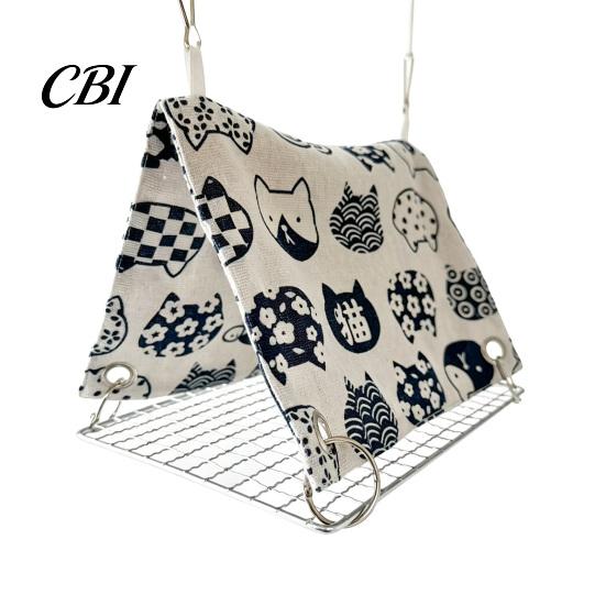 Bird Cage Bed Parrot Hammock Tent, Hanging Bed, Snuggle Cave, Cozy Breathable for Budgies Parakeets Cockatiels Small Parrots Easy Install