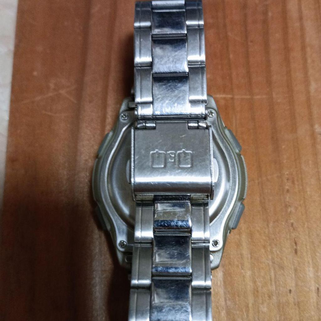 Used Q&Q Radio Solar Men's Watch Analog Digital