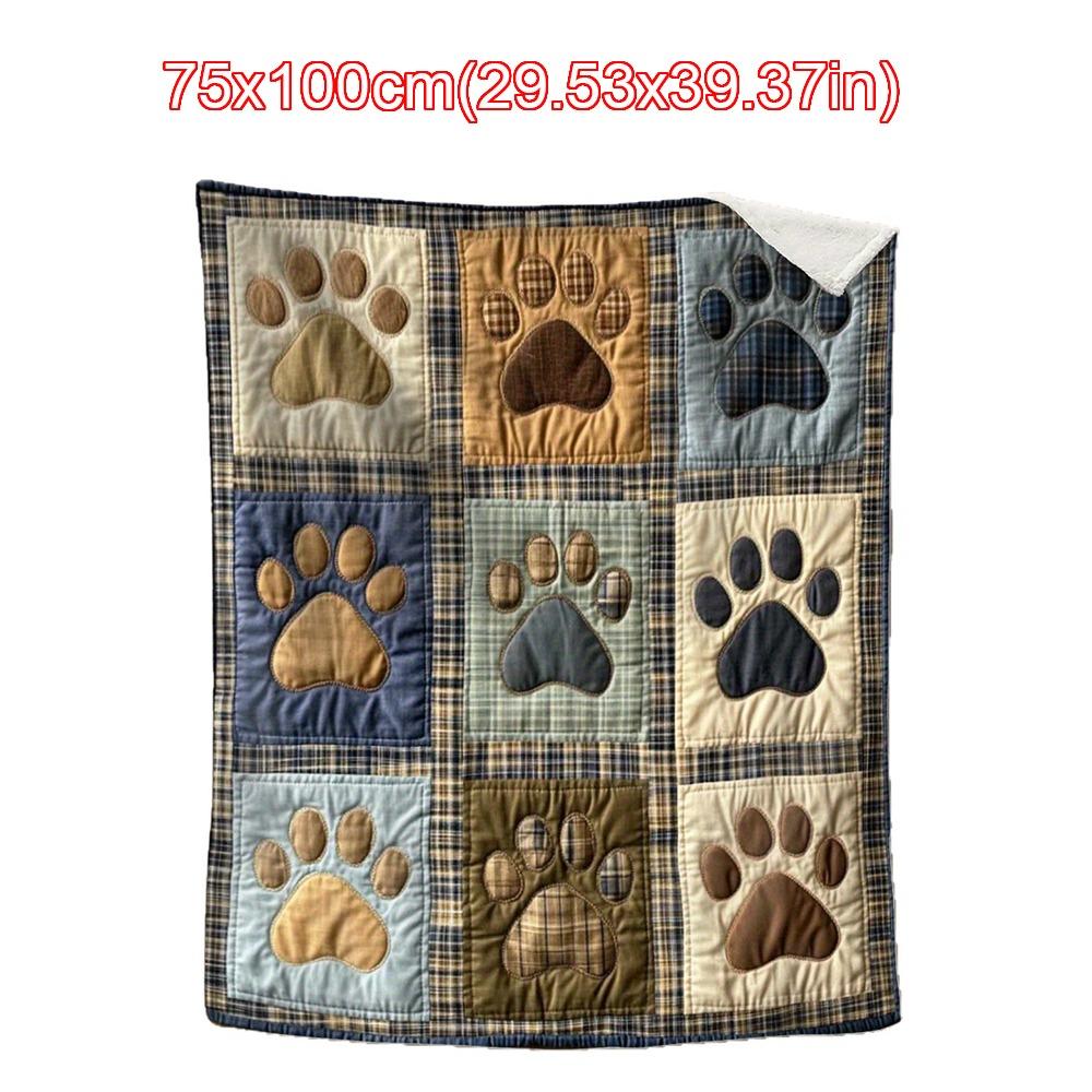 Cartoon Pattern Reversible Blanket Ultra Soft Plush Blanket  for Bed Sofa Couch