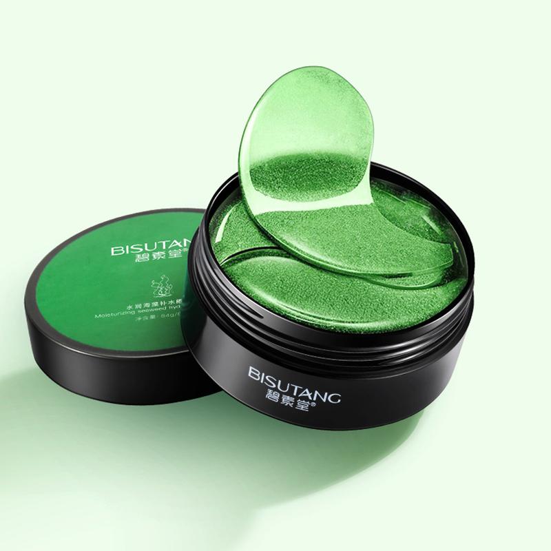 Lady Green Seaweed Eye Mask 60pcs Collagen Moisturizing Eye Patch