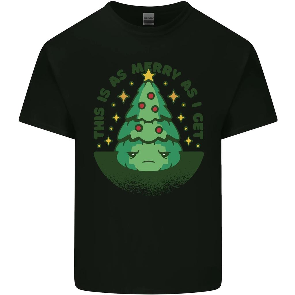 Bah Humbug Christmas Tree Funny Kids T-Shirt Childrens