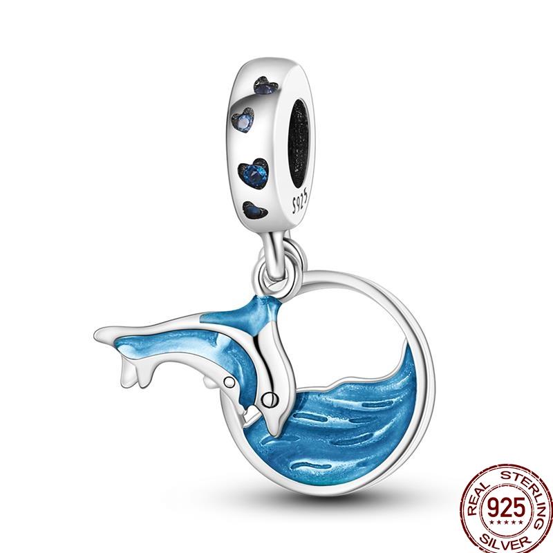 Медь Серия Океан Осьминог Морская звезда Морская рыба Подвески Бусины Подходят для браслетов 3 мм DIY Ювелирные изделия Мадам Подарок