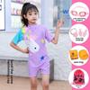 Girls' Cute Unicorn One-Piece Swimsuit - Sun-protective, Quick-drying Little Princess Bathing Suit