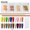 Rosalind Nail Art Pad Nail Wear Special Patch Simple Sequins Full Sticking Color 10 Искусственные ногти