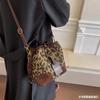 Leopard PU Female Bucket Crossbody Bag Shoulder Bag Women's Handbag Women's Fashion Tote Bag