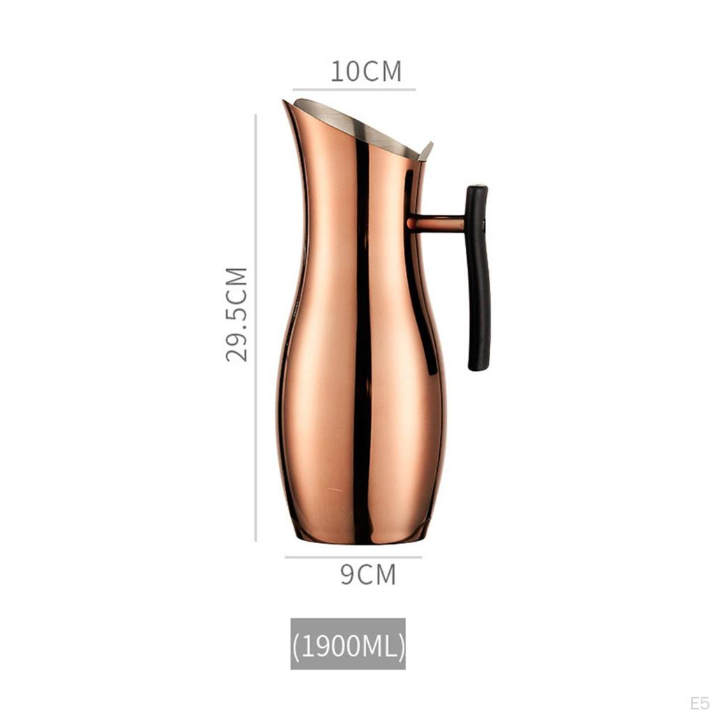 Кувшин для холодных напитков, кофейник из нержавеющей стали с ручкой для напитков, бар