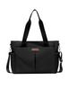 Nylon Shoulder Large Business [SpringSwalloow] Women's Bag, Handbag, Adult, Casual, Water-Repellent, Stylish, Large, Capacity, 2-Way, (Black)