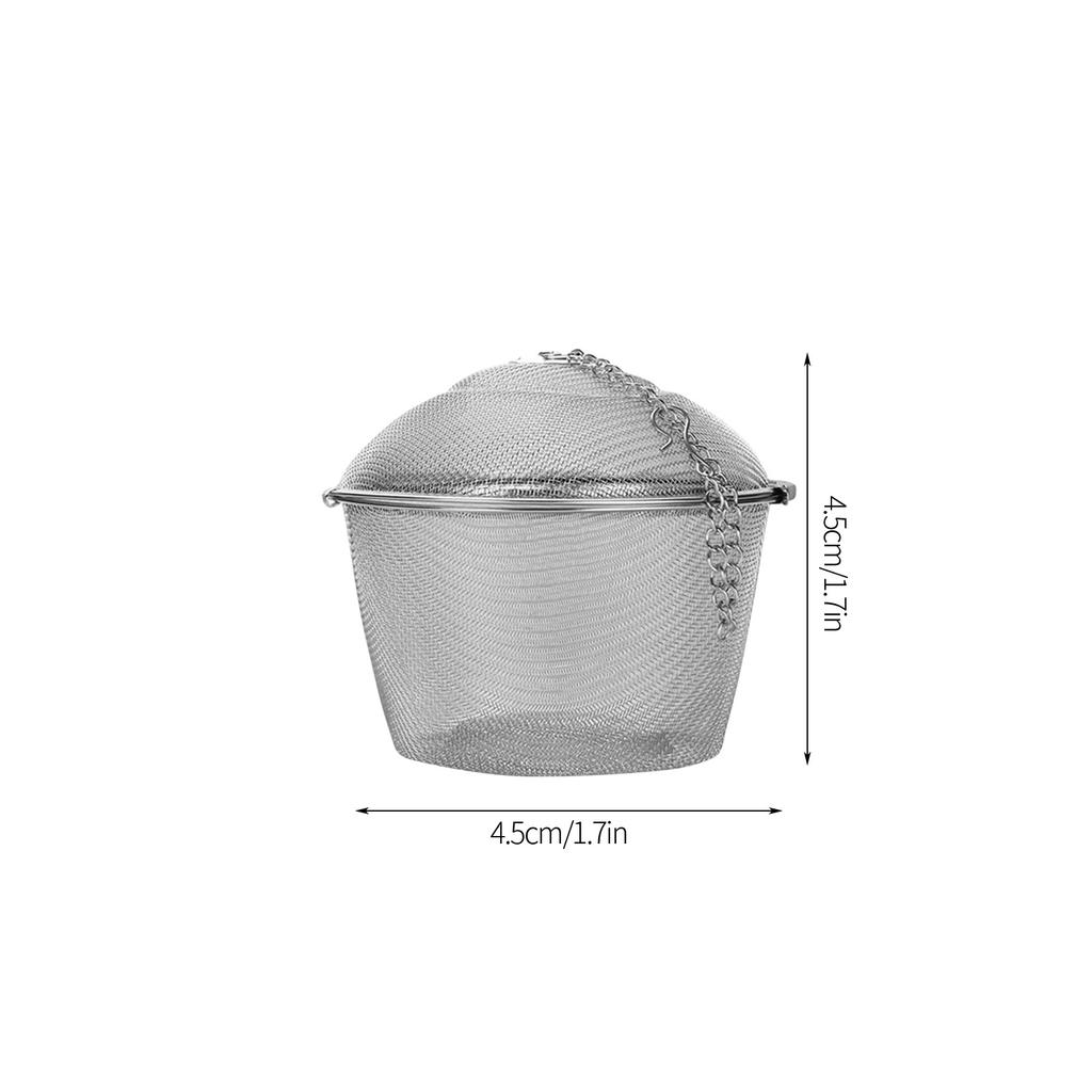 Stainless Steel Mesh Tea Ball Strainer Filters Tea Interval Diffuser For Loose Leaf Tea Herbal Spices Seasonings