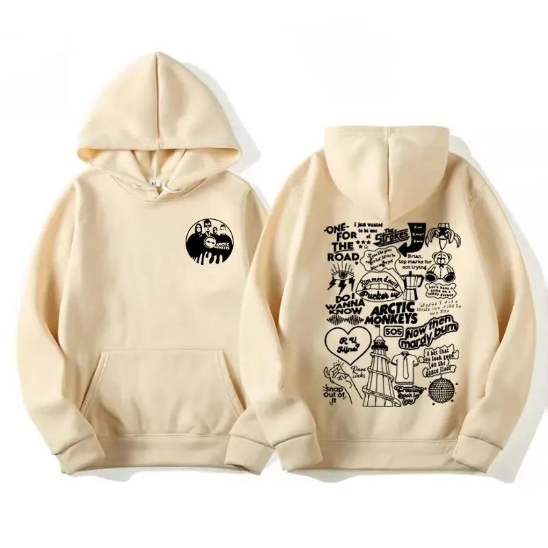 Rock Bnad Arctic Monkeys Hip-hop Music Men Hoodie Classic Street Fashion Running Fitness Long-sleeve Sweatshirt Clothing Summer