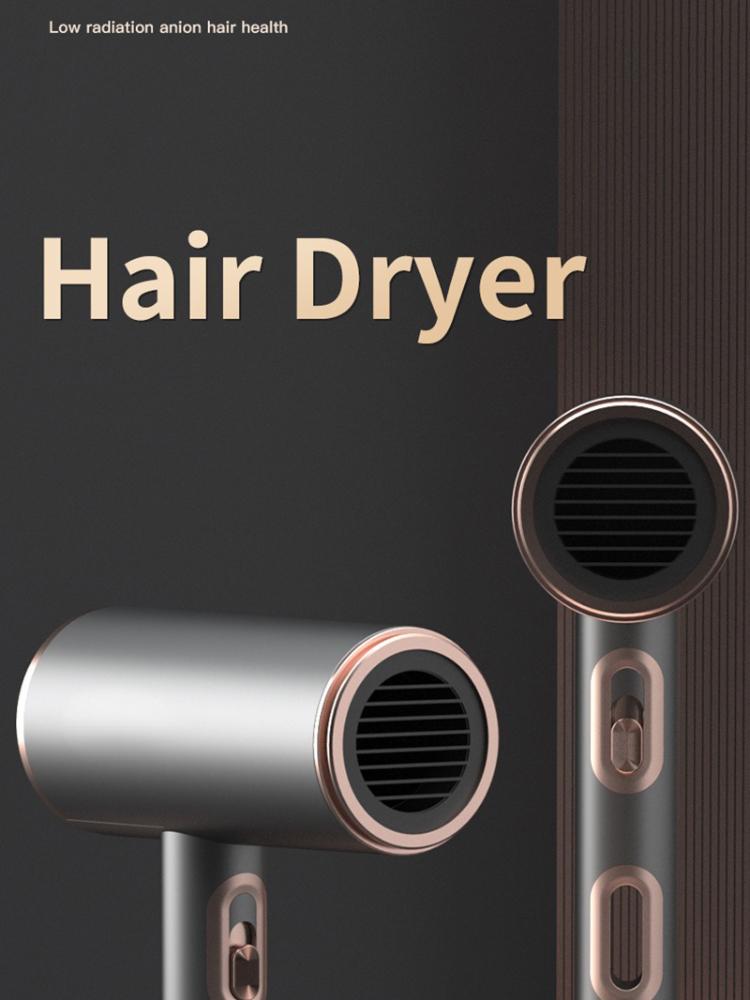 Portable Hair Dryers Negative Ion 1800W 2200W Three-gear Heating and Cooling Adjustment High Power Blue Light Anti-static Blow Dryer Home Appliance