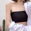 Women Strapless Strapless Anti-walking A Word Brassiere Three Rows of Buttons Wrapped Chest