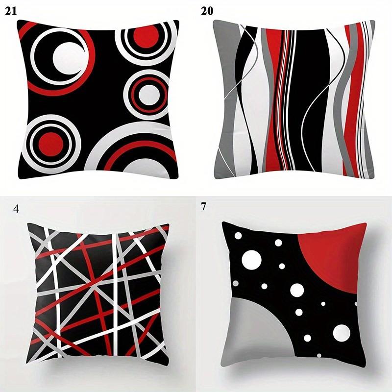 Modern Geometric Pattern Throw Pillow Covers Pattern Cushion Cover Suitable For Sofa Bedroom Car Pillow Cover