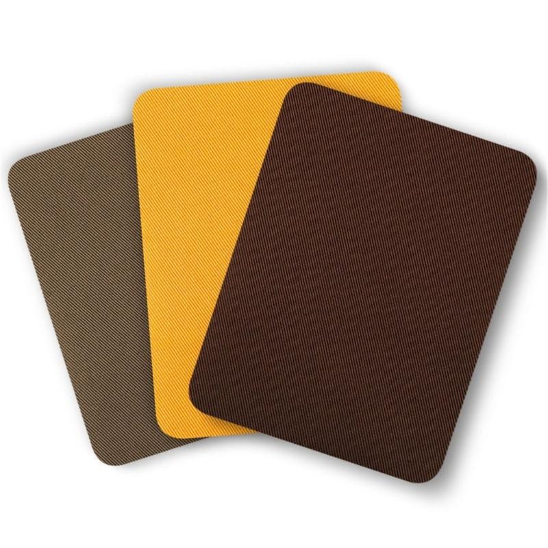 Твиловые заплатки для ремонта локтей и коленей с термоклеящейся основой, аппликация для легкого нанесения на рубашку и джинсы