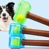 Indoor Dog Exercise Tools Interactive Squeaky Hammer Toy with Built-in Tennis Ball for Medium And Large Dogs, Funny Puppy Biting Toys Sound