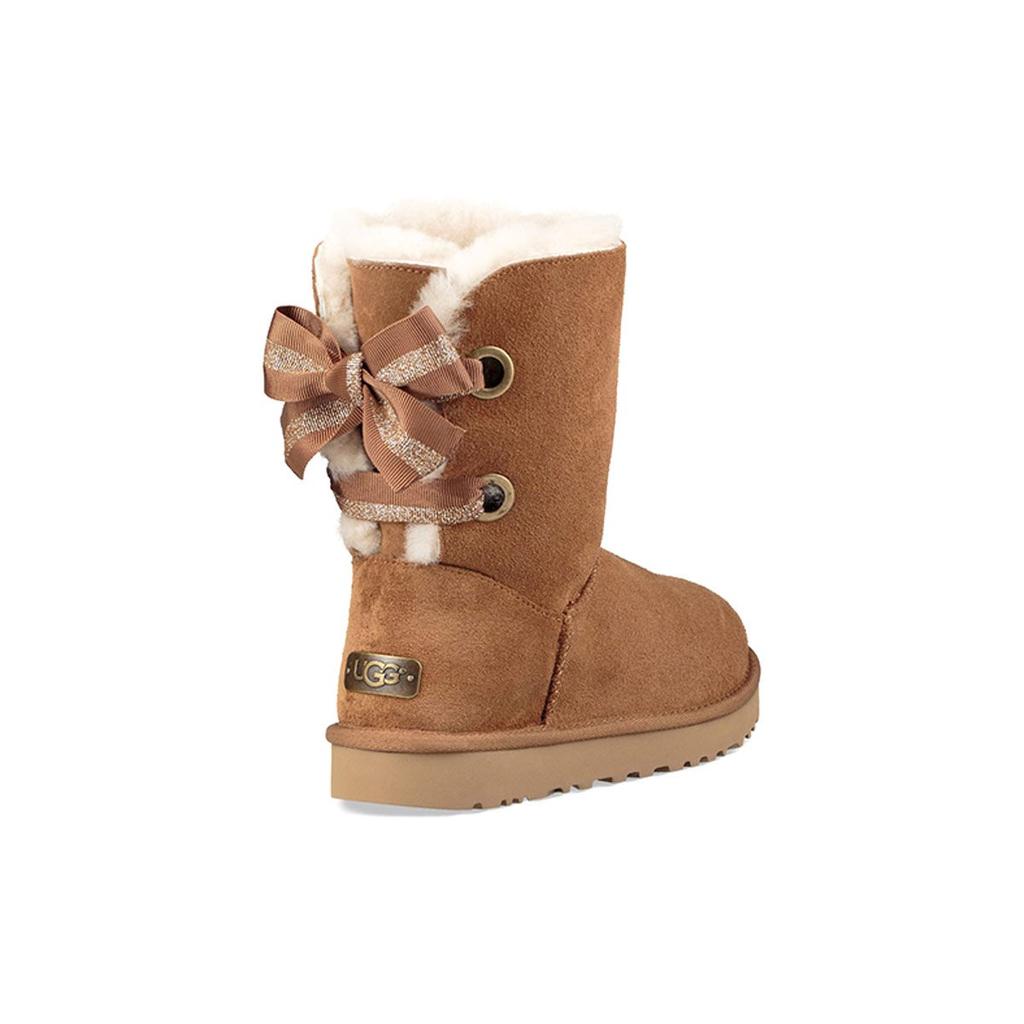UGG Женские ботинки Bailey Bow Short, индивидуальные, 1098075-CHE