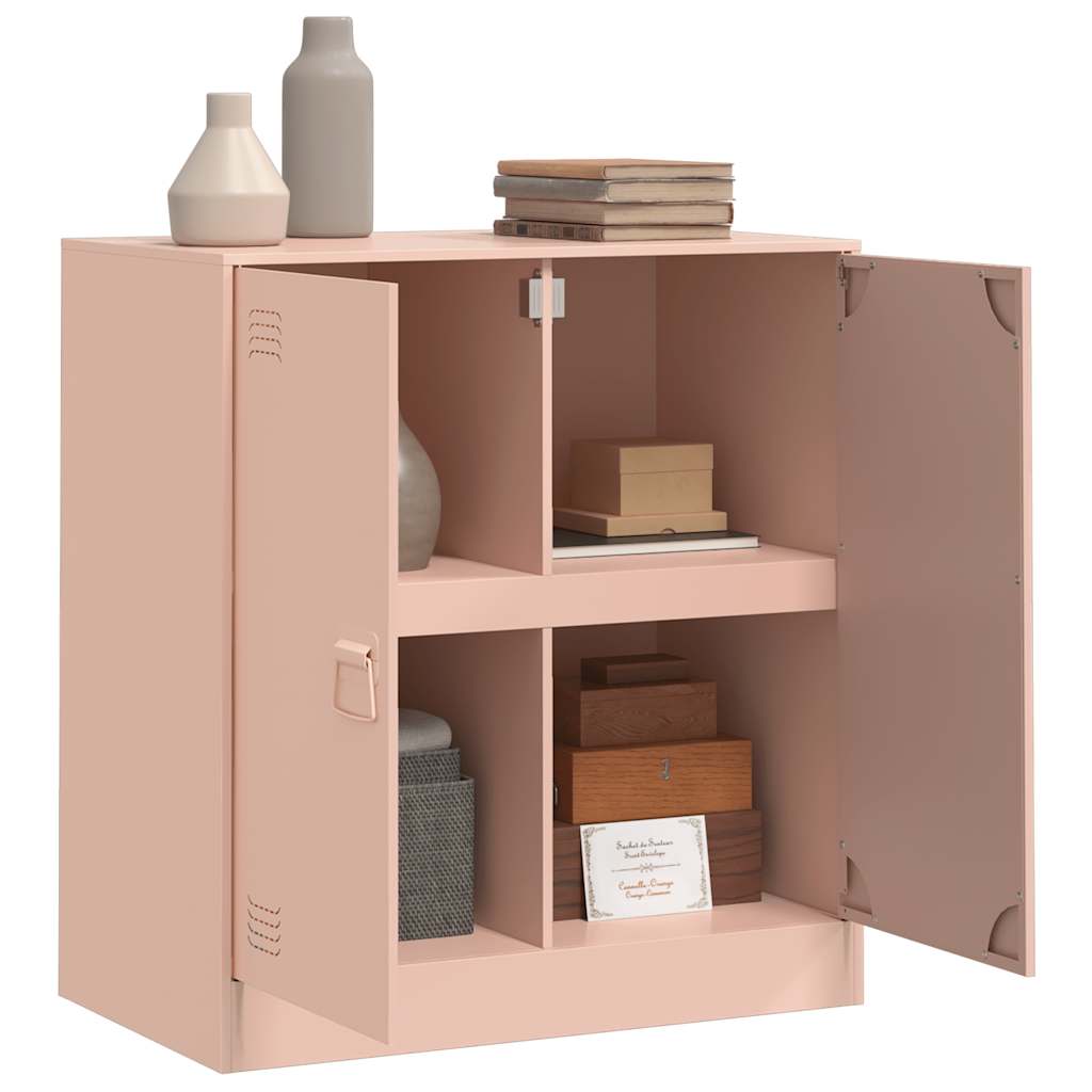 Sideboard Pink 67 x 39 x 73 cm Steel