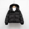 Short down jacket women's winter new regular simple hooded warm bread jacket