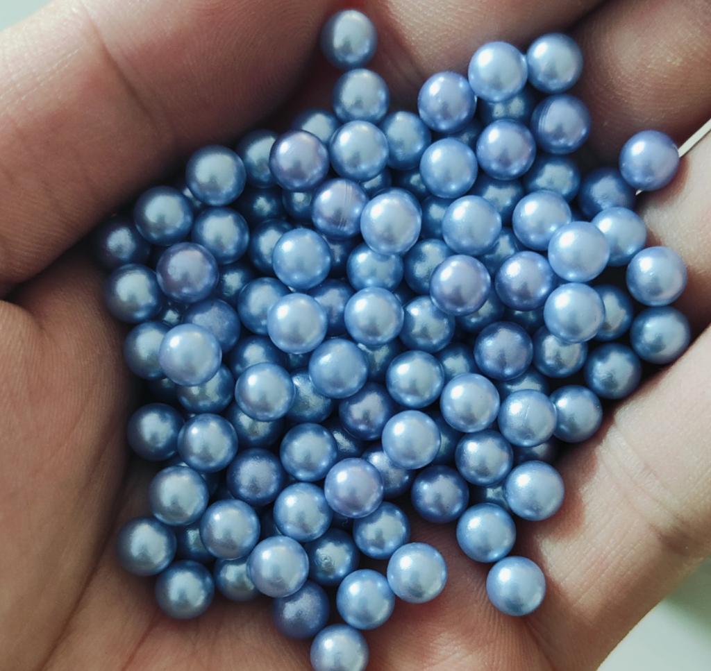 3-12Mm Round Non-Porous Abs Color Imitation Pearl Loose Beads Diy Handmade Jewelry Nail Bead Clothing Matching