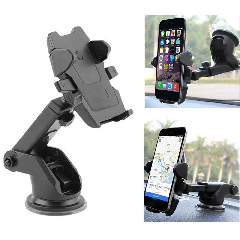 Practical Long Neck Adjustable Universal Car Phone Holder Windshield Mobile Mount 360 Rotate Silicon Sucker