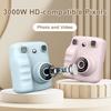 Instant Print Camera 2.4 Inch IPS Screen 1080P Rechargeable Compact Portable
