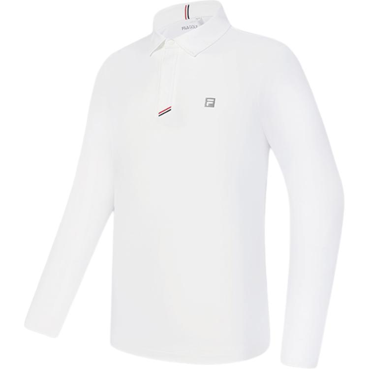 Новая футболка-поло серии FILA Golf Мужская Нефритово-белая A11M445231F-WT