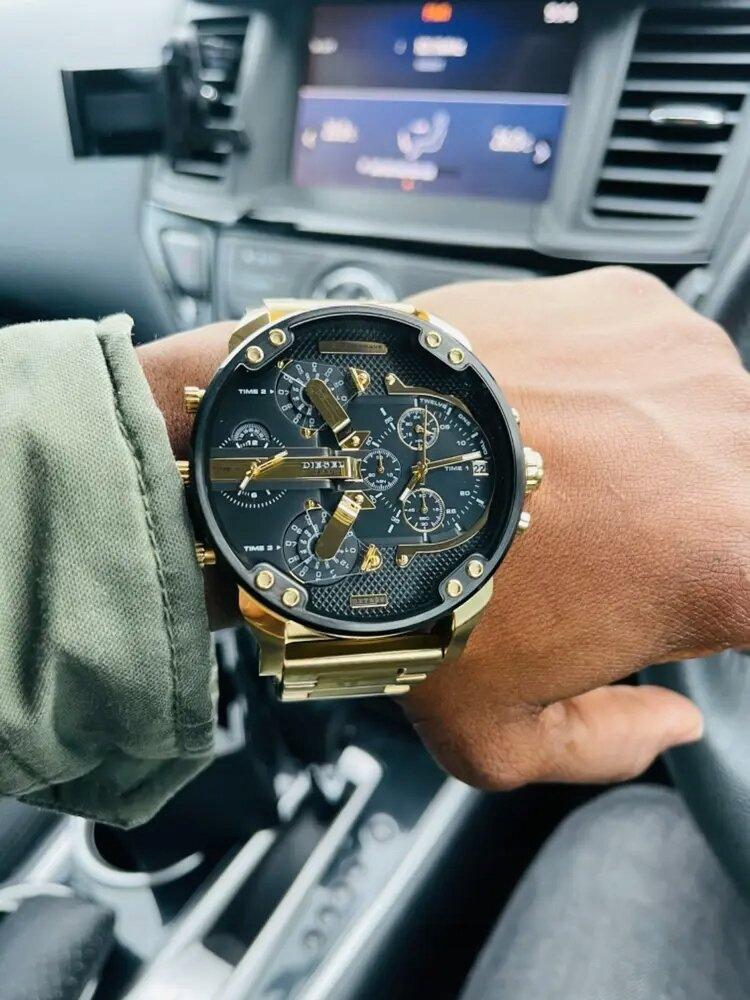 Мужские часы Diesel Dz7333 - Mr. Папа + Коробка