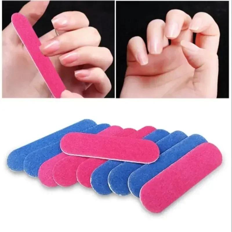 10Pc Nail Art Shine Polished Buffer Sanding Manicure Tools Polishing Block Color Random Nail Art Tools Sponge Nail Art