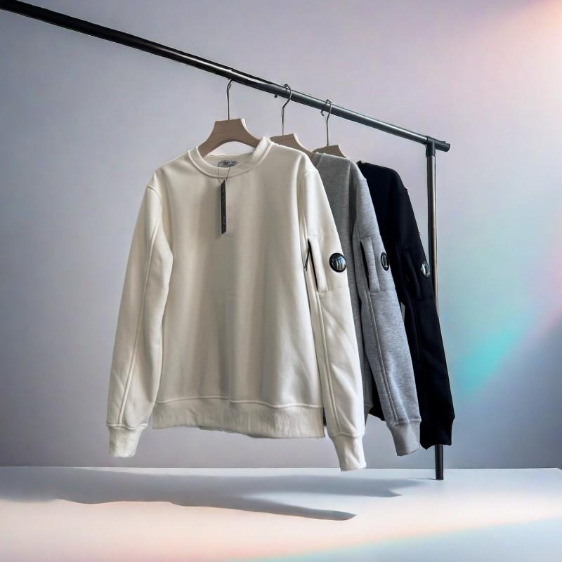 Men Women Winter Fleece Hoodie Casual Round Neck Long Sleeve Sweatshirt Streetwear