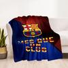 Fcb Crest Blanket Durable Comfort Great for Picnics Seaside Livingroom Four Seasons Universal Modern Gift for Travel Home Birthdays