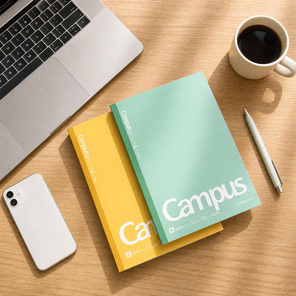 KOKUYO Тетрадь Campus B5 A-Square 30 листов 5 штук в упаковке в точку