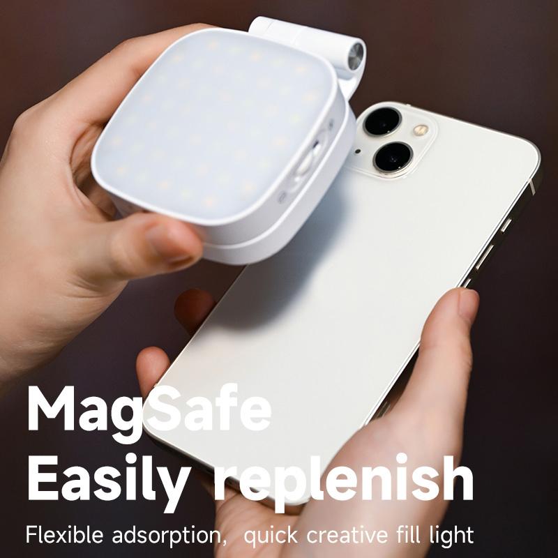 NEW M27 Fill Light Mini Portable Magnetic LED Pocket Fill Light Phone Holder Mirror for Mobile Phone Selfie Live Video