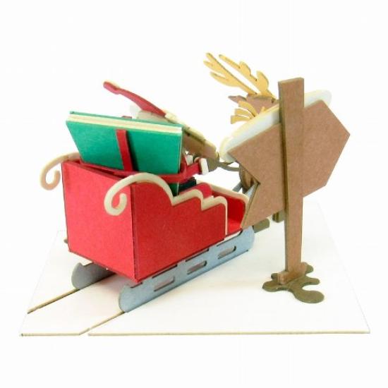 Sankei Миниатюрное искусство Мини Санта Клаус Бумажное ремесло MP05-13