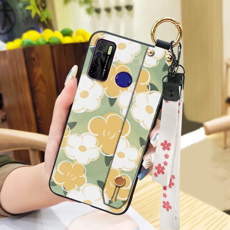 Durable Back Cover Phone Case For Tecno Camon15/15Air/16S/KD7H/CD6/CD7/Spark5/5Pro Dirt-resistant Kickstand Oil Painting