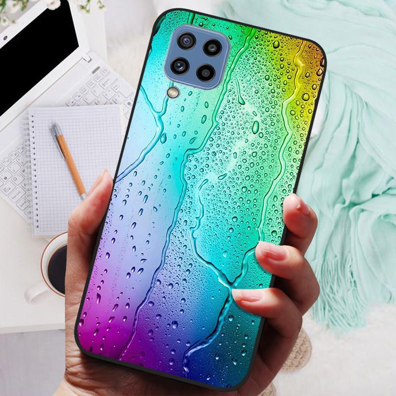 Чехол для Samsung M32 SM-M325F, ТПУ, Роскошный, Мягкий, Модный, Силиконовый Чехол для Телефона для Samsung Galaxy M32, Задняя крышка, Fundas, Оболочка