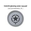7 Color LED Car Cup Holder Light Luminous Coaster Water Cup Pad For Jeep Grand Cherokee Patriot Renegade Compass Wrangler NXJPT1