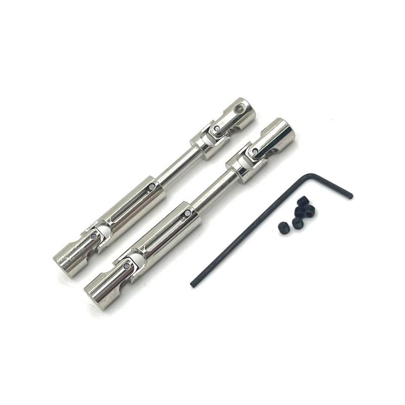 Mangniu 1/12 New MN98 MN99S Remote Control Car Parts Metal Upgrade Front and Rear Transmission Shafts