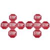 2 шт. Наклейка «Стоп» на пол, Безопасная дистанция, Напольная разметка, Предупреждающая наклейка для использования в общественных местах