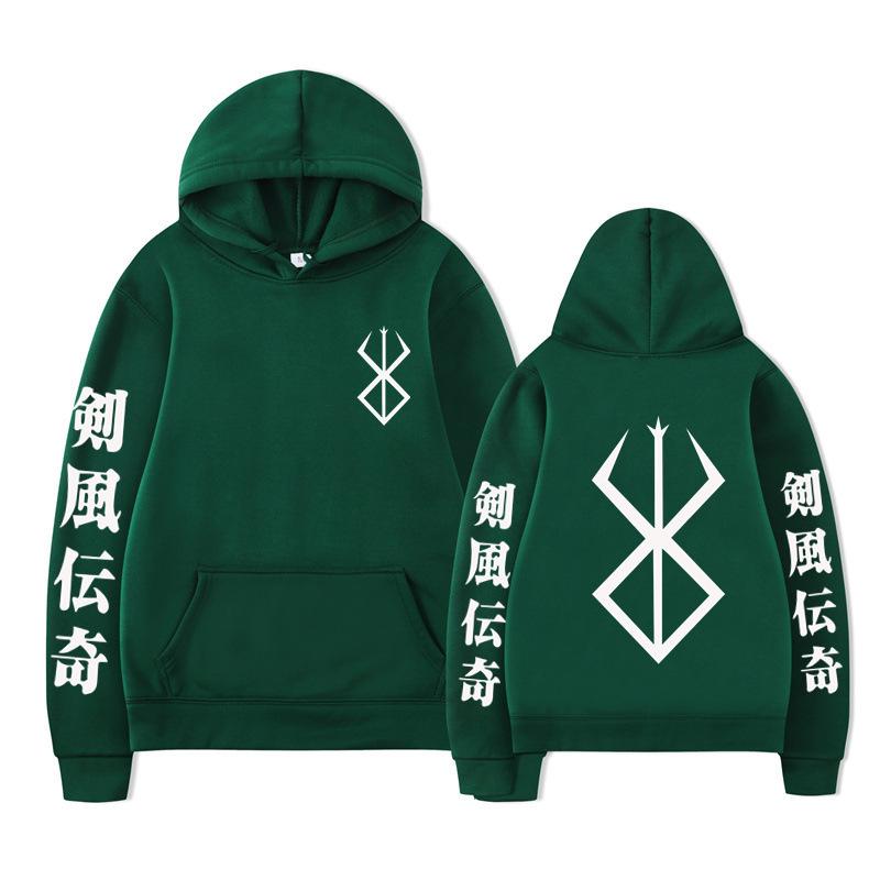 Casual Loose Men'S And Women'S Hooded Sweater, Sun-Filled Sword Wind, Printed Sweater