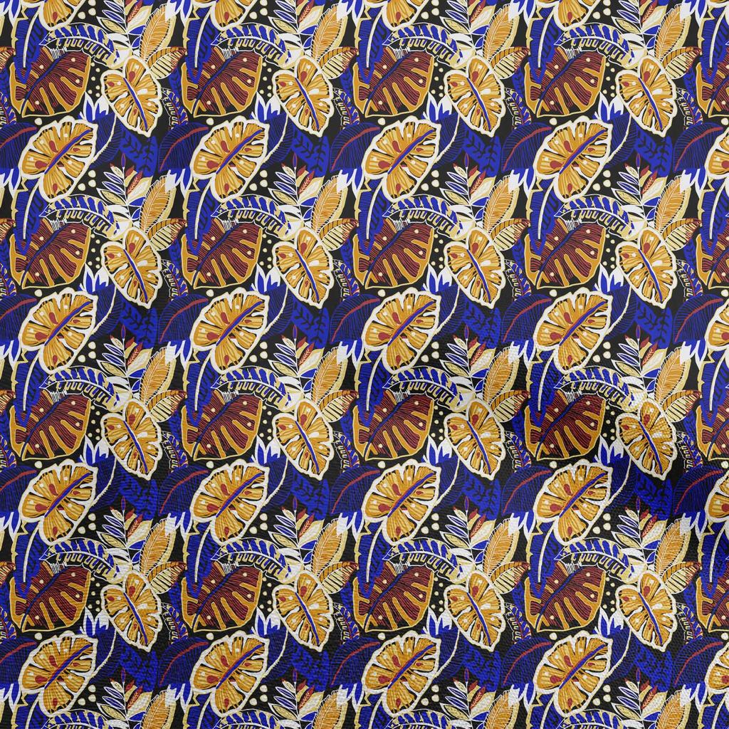 oneOone Ткань Cotton Flex темно-зеленого цвета, тропический материал для платья, ткань с принтом, по ярдам, 40 дюймов