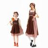 Halloween Children's Costume Literary Retro Skirt European Pastoral Girl Farm Civilian Manor Maid Costume