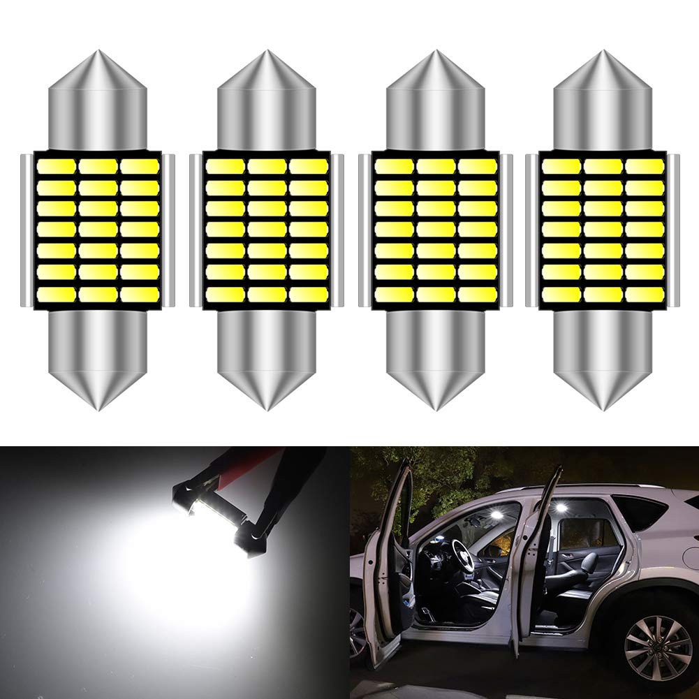 KATUR T10 39 мм/5 Вт Автомобильная светодиодная лампа 6000 К Белый неполярный взрывной свет Светодиодная лампа для комнаты Canbus 211-2 212-2 214-2 2112 2122 569 578