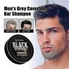 3pcs Men's Grey Coverage Bar Shampoo Hair Darkening Black Soap For Grey Hair Cover 2023 New - WEI KE