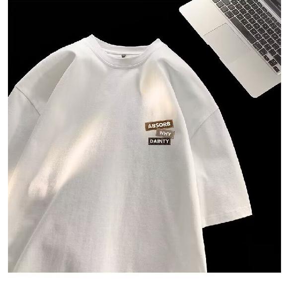 Мужская модная футболка с круглым вырезом и короткими рукавами с принтом для лета, свободный повседневный топ