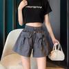 Летние тонкие шорты Touch Tool с эластичной талией, свободные повседневные прямые быстросохнущие широкие брюки для девочек