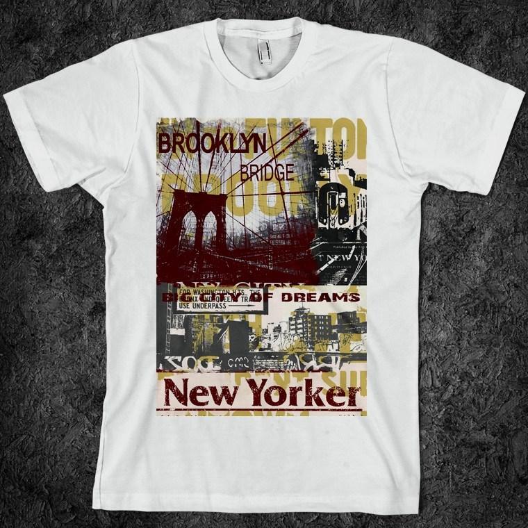 Нью-Йорк, Бруклин, NYC, США, NY, Квинс, Бронкс, Гарлем хлопковая футболка унисекс