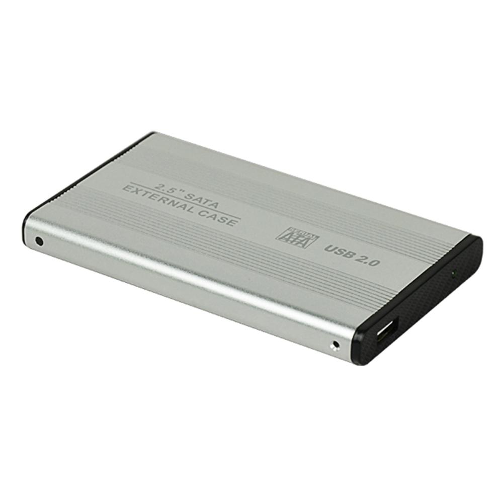 USB2.0 Портативный жесткий диск 2,5-дюймовый внешний корпус SATA HDD USB2.0 Корпус из алюминиевого сплава для