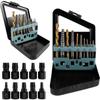 20/10Pcs Multi-Size Damaged Screw Extractor Set Metal Hex Head Bolt Remover Broken Screw Nut Drill Bit Tool for Stud Bolt Screw