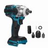 520N.M Brushless Cordless Electric Wrench 1/2 Torque Impact Wrench Drill Tool (No Battery)