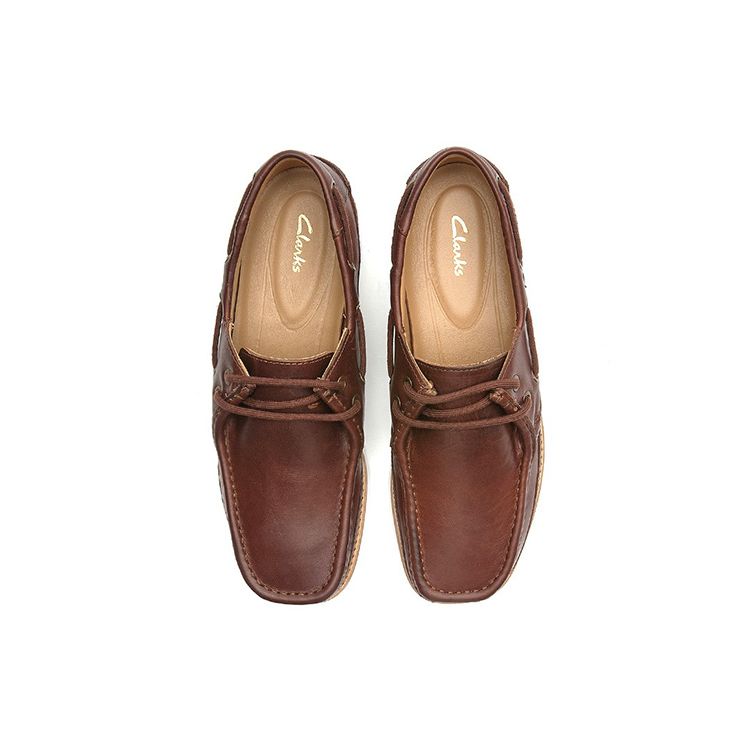 Clarks Кожаные Удобные Простые Повседневные Туфли Мужская Обувь 261601417