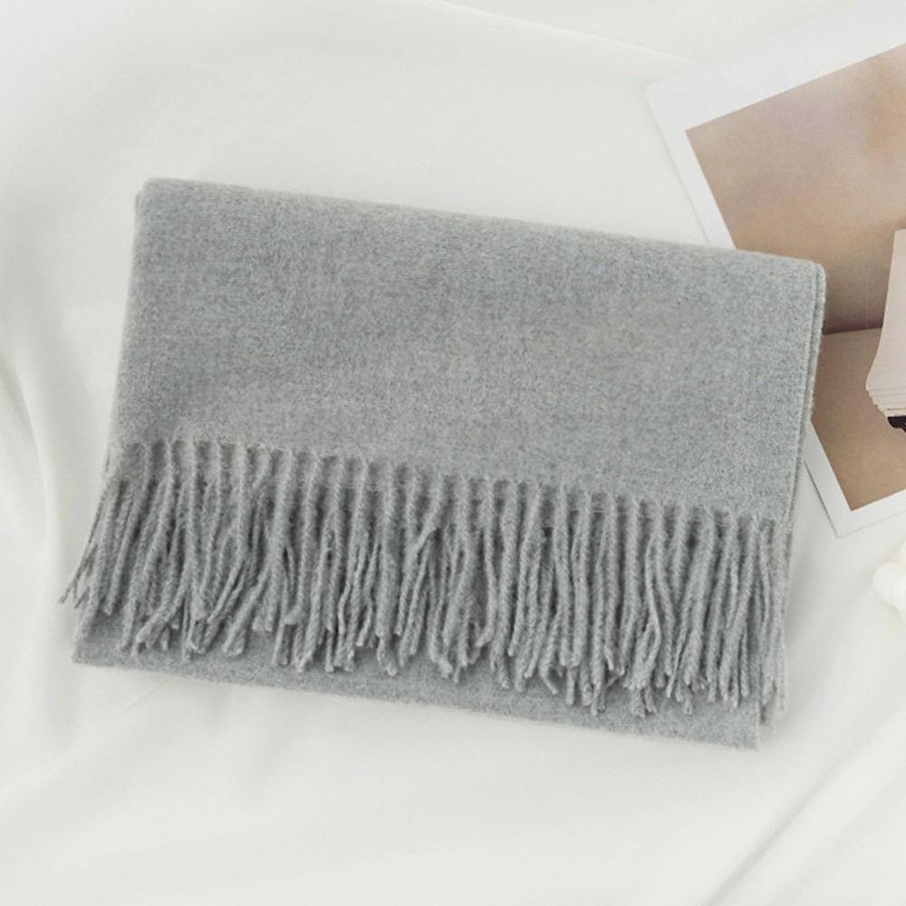 All-Match Long Scarf Tassel Headkerchief Fashion Hijab for Men Women